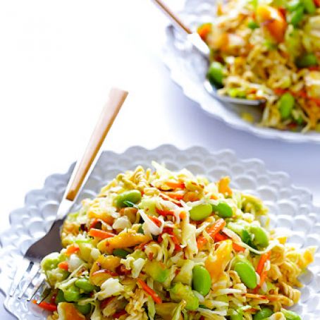 Crunchy Asian Ramen Noodle Salad (a.k.a. Basically the Best Potluck Salad EVER)