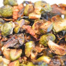Brussels Sprouts with Bacon or Pancetta, Garlic, and Shallots