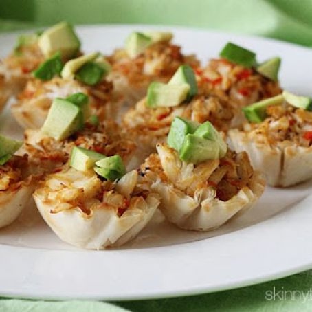Crab and Avocado Phyllo Bites