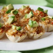 Crab and Avocado Phyllo Bites
