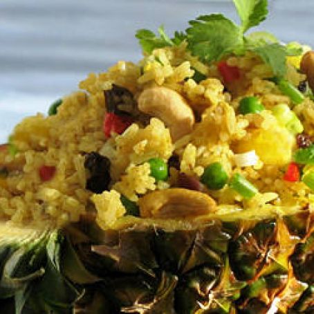 Heavenly pineapple fried rice