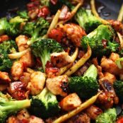 Orange Chicken and Vegetable Stir Fry