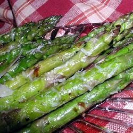 Asparagus with Parmesan Crust