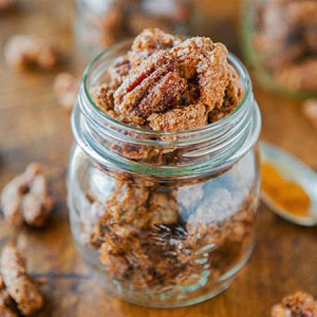 Cinnamon Sugar Candied Nuts