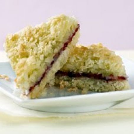 BAKER'S ONE BOWL Raspberry-Coconut Bars