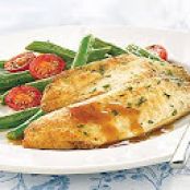 Pan-Seared Tilapia with Sauteed Green Beans and Grape Tomatoes