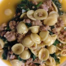 Sausage Pasta with Orecchiette