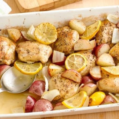 Lemon Chicken with Potatoes