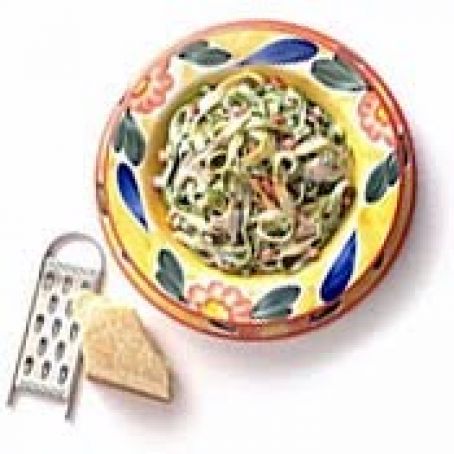 STRAW & HAY w/WILD MUSHROOMS & CREAM