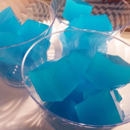 Blue Lagoon Jello Jigglers