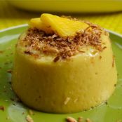 Vegan Mango Coconut Panna Cotta