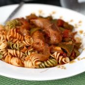 Slow Cooker Sausage and Peppers