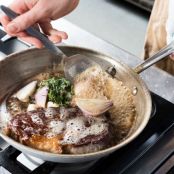 Butter Basted Ribeye Steak