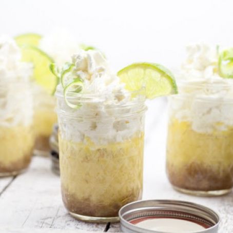 Jam Jar Key Lime Pies