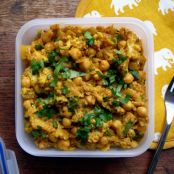 Spiced Cauliflower and Chickpea Stew