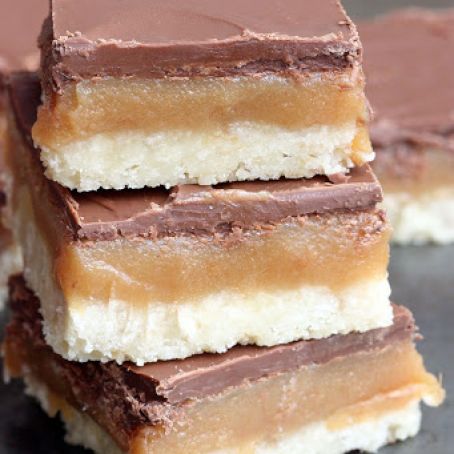 Homemade Twix Bars