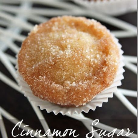 donut/muffin - Cinnamon Sugar Mini Doughnut Hole Muffins