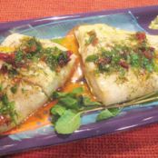 Oven Roasted Fish with Herb Citrus Dressing