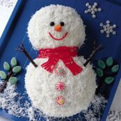 Snowman Cake