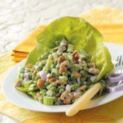 Pea and Peanut Salad