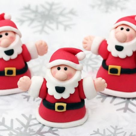 Santa Cake Decorations