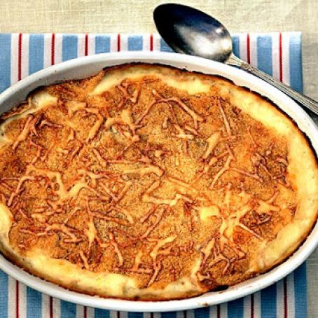Cauliflower and potato gratin
