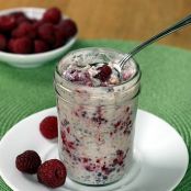 Raspberry Vanilla Refrigerator Oatmeal