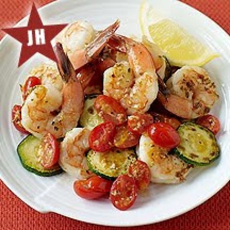 Shrimp with Zucchini and Tomatoes