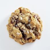 Gluten Free Salted Oatmeal Cookies with Chocolate Chips