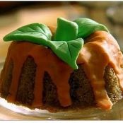 Mini Pumpkin Spice Cakes with Orange Glaze