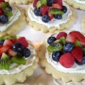 Sugar Cookie Fruit Pizzas