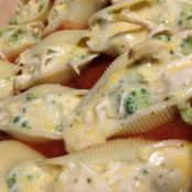 Chicken and Broccoli Stuffed Shells