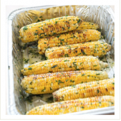 Grilled Corn with Flavored Butter