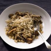 Quinoa Risotto with Mushrooms and Thyme