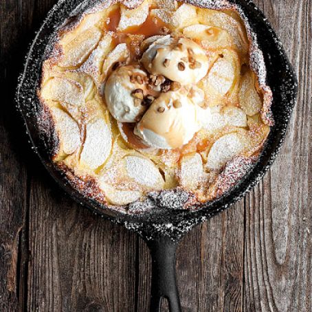 Caramel Apple Dutch Baby