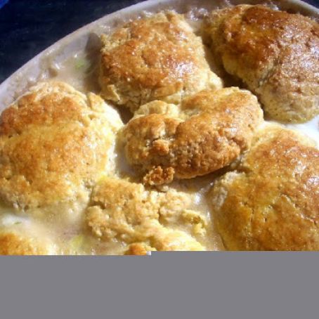 Turkey polenta cobbler