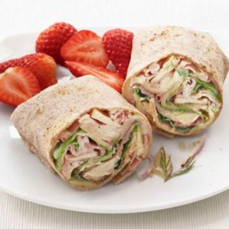 HAM-Ham, Swiss and Apple Wrap