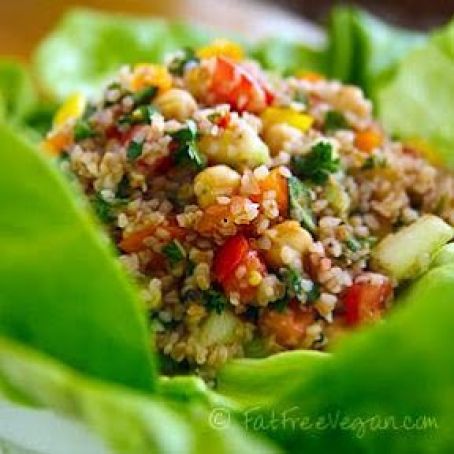 Spicy Kasha Vegetable Salad