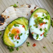 Eggs Baked in Avocado