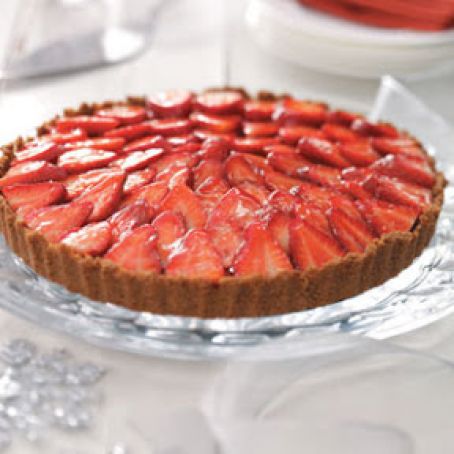 Gingered Strawberry Tart