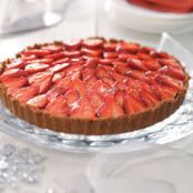 Gingered Strawberry Tart