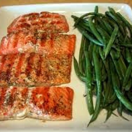 Pan Grilled Salmon