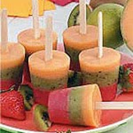 Striped Fruit Pops