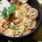 Greek-style Garlicky Shrimp with Feta
