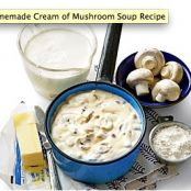 Homemade Cream of Mushroom Soup