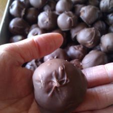 Chocolate Covered Peanut Butter Ball