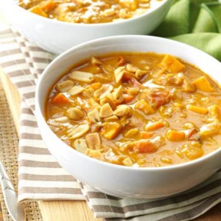 Spicy Peanut Soup Recipe