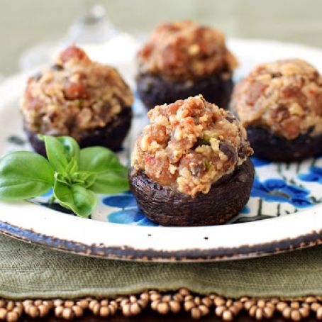 Sausage Stuffed Mushrooms