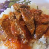 Stewed Beef With Rice
