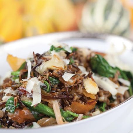 Wild Rice with Apples and Cheddar